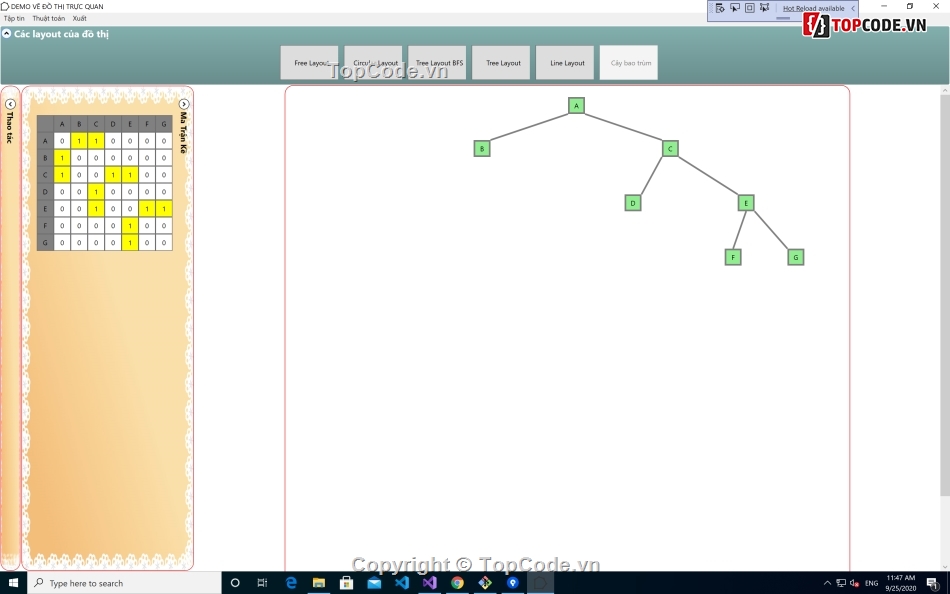 c#,lý thuyết đồ thị,vẽ đồ thị,visualization,graph,Source code vẽ đồ thị